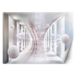 Fototapeta do sypialni Kule Abstrakcja Wir 3D