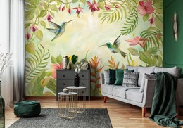 Fototapeta 14232 Kolibry i liście