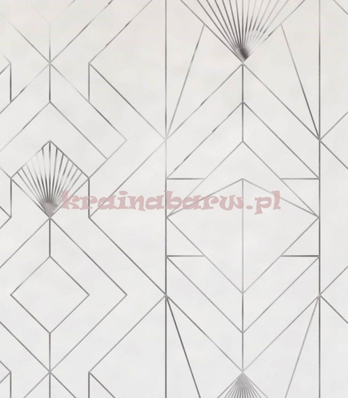 Raw Ombre - graficzny wzór na beżowo szarym tle