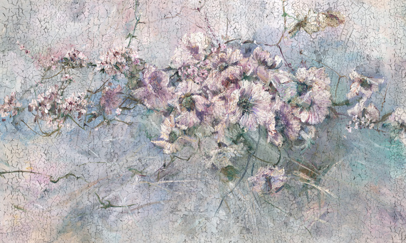 Fototapeta artystyczna Hanami kwiaty 