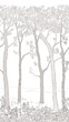 Tapeta Mural ML1701 Trees