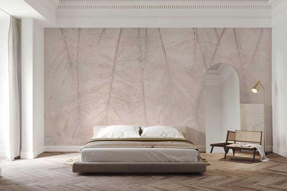 Tapeta artystyczna Wallart Fresco liście