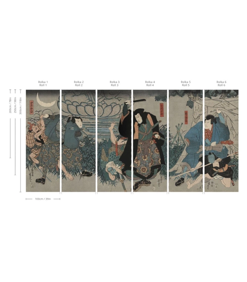 Tapeta Artystyczna Samurai Saga