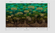 Mural Arte Ciel Tropical 97652