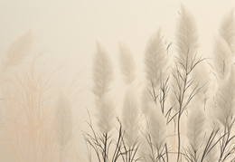 Tapeta Artystyczna Minimalisme Cortaderia MC101