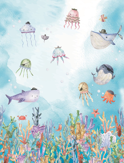 Tapeta Mural CW6058-1 Sealife