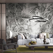 Oryginalny mural Liście kwiaty Tropic