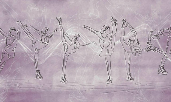 Tapeta Artystyczna Ice Dance