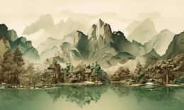 Tapeta Artystyczna Montagne et Ciel Tibet MT100