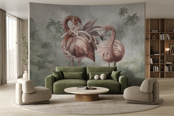 Fototapeta Królewskie Flamingi