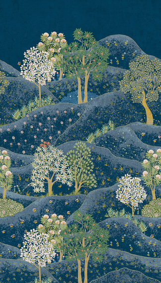 Tapeta Mural ML1802 Whimsy Scene