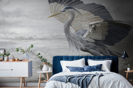 Fototapeta Czapla Na Tle Morza