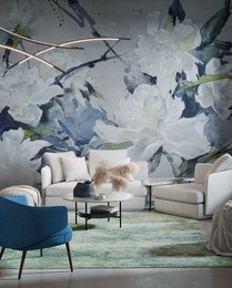 Fototapeta Kwiaty w błękitach Tereza 1