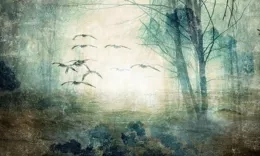 Tapeta Artystyczna Leśny krajobraz