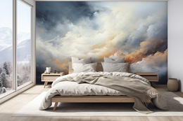 Tapeta Artystyczna Imagination Bleu et gris IB103