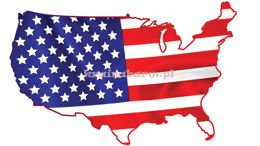 Naklejka na ścianę USA SPNB101