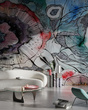 Oryginalny mural Kolorowa Abstrakcja Jam