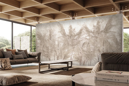 Fototapeta Beżowe Kłosy W Stylu Boho