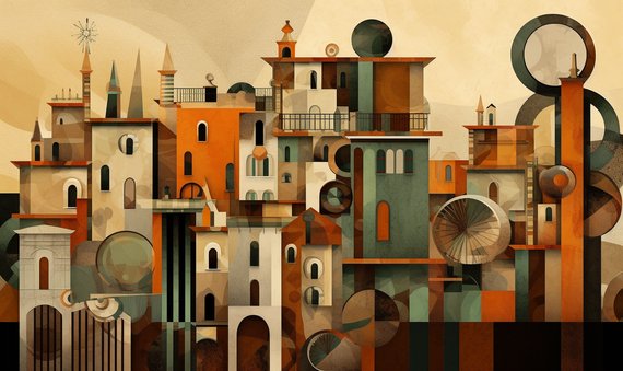 Tapeta Artystyczna Constructeur Porto CP100