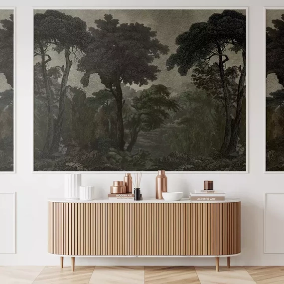 Fototapeta Wallart Hood Dark Drzewa