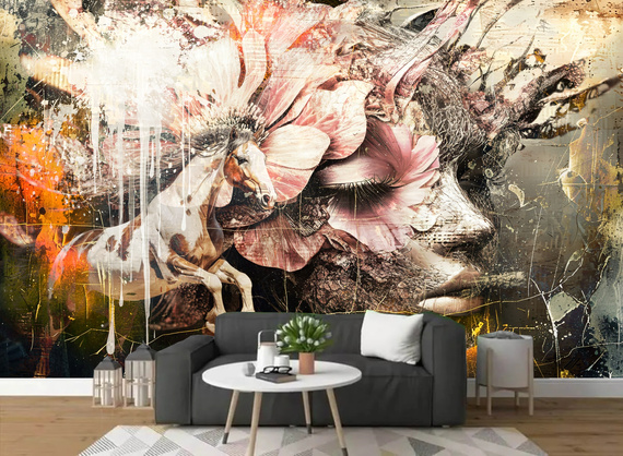 Fototapeta Kobieta w stylu vintage 61