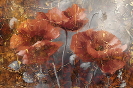 Fototapeta Piękne kwiaty w stylu retro 39