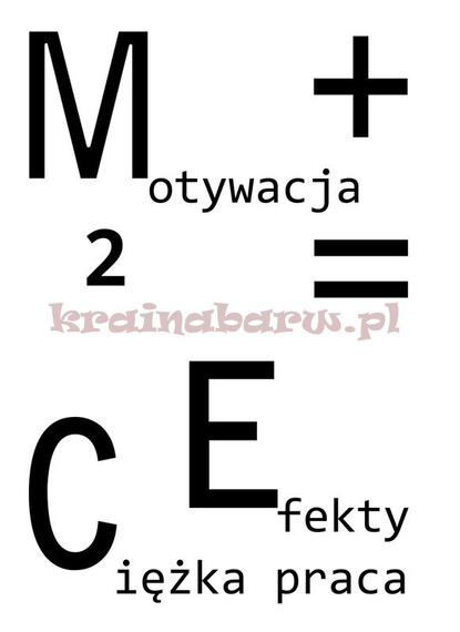 Naklejki na ścianę E=M+C2 SPN71
