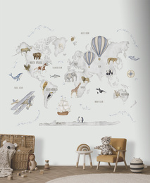 Tapeta Mural CW6118-1 Adventure Atlas Art