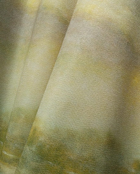 Fototapeta artystyczna Emerald pejzaż we mgle