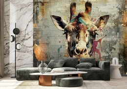 Fototapeta Żyrafa w stylu vintage 51