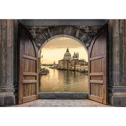 Fototapeta 13922 - Widok na Bazylikę Santa Maria della Salute w Wenecji