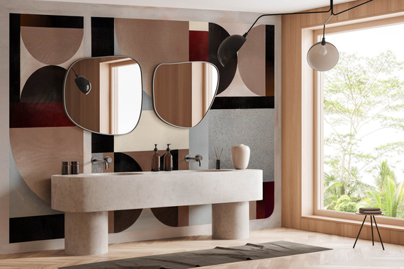 Tapeta artystyczna Wallart Opus abstrakcja geometryczna