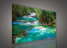 Obraz na płótnie PP1521 Zielona kaskada