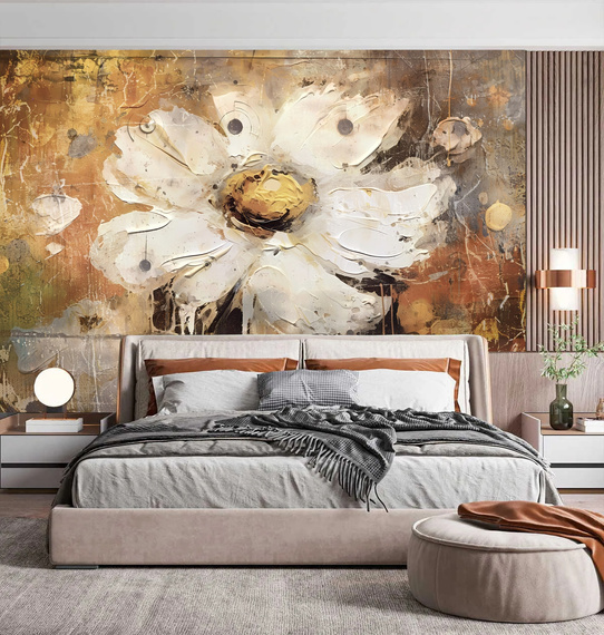 Fototapeta Piękne kwiaty w stylu retro 34