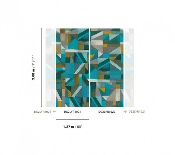 Panel Lyric Blue