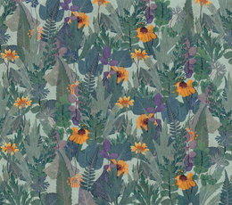 Tapeta Mural Herbarium Flowers HED27291 kwiaty