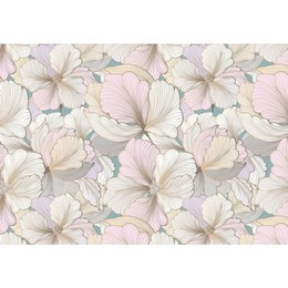 Fototapeta 13836 - Pastelowe kwiaty