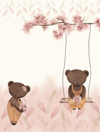 Tapeta Mural CW6127-1 Swingin Teddy