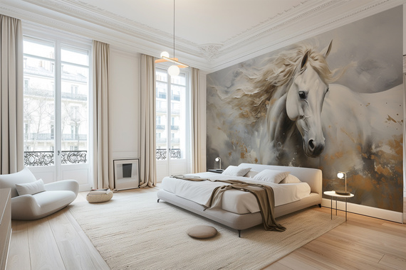 Fototapeta Akwarelowy Koń