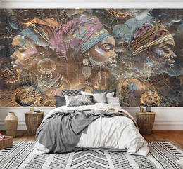 Fototapeta Artystyczna sztuka afrykańska 5