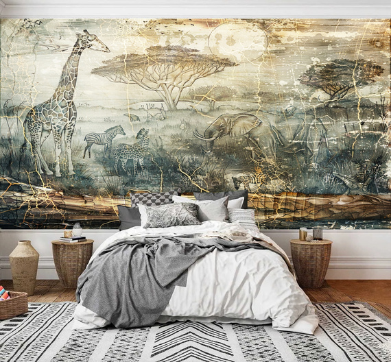 Fototapeta Artystyczna sztuka afrykańska 7