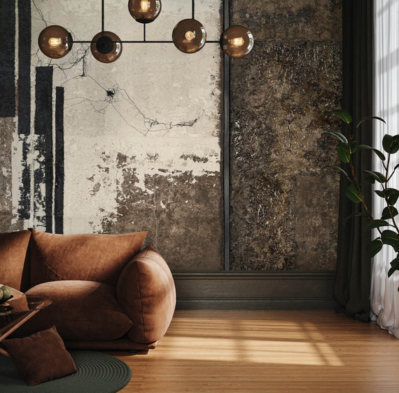 Tapeta artystyczna Wallart Oxido abstrakcja geometryczna