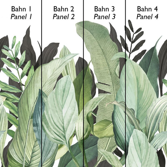 Tapeta Mural 18001 Tropical Forest Coconut