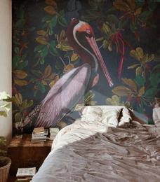 Tapeta Artystyczna Night Pelicans