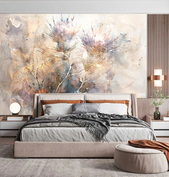 Fototapeta Piękne kwiaty w stylu retro 40