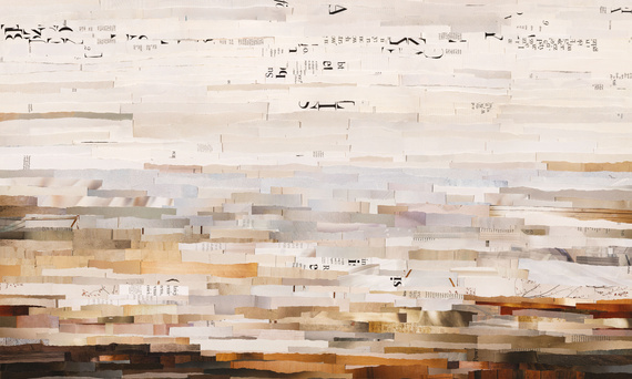 Tapeta artystyczna Wallart Mare abstrakcja pejzaż