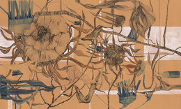 Fototapeta artystyczna Campo kwiaty