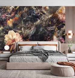 Fototapeta Piękne kwiaty w stylu retro 25