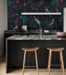 Tapeta Artystyczna Teal Blue Garden