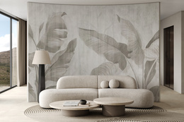 Fototapeta Liście Tropikalne W Stylu Grunge